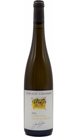 Bottle of Jean-Luc Colombo Cotes Du Rhone La Redonne 2016 wine 750 ml