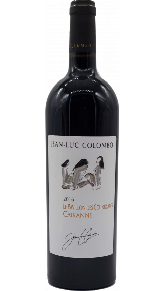 Bottle of Jean-Luc Colombo Cotes Du Rhone Pavillon Des Courtisanes 2016 wine 750 ml