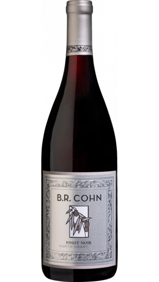 Bottle of B. R. Cohn Silver Label Pinot Noir 2018 wine 750 ml