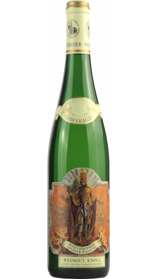 Bottle of Knoll Riesling Smaragd 2015 wine 750 ml