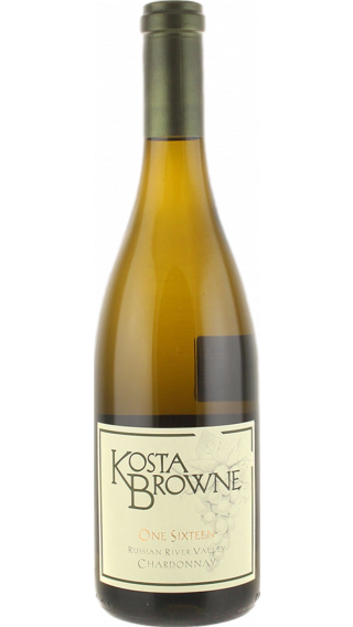 Bottle of Kosta Browne One Sixteen Chardonnay 2020 wine 750 ml