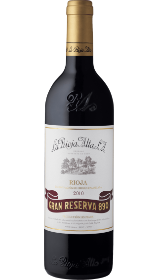 Bottle of La Rioja Alta Gran Reserva 890 2010 wine 750 ml