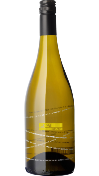 Bottle of Laughing Stock Vineyards Chardonnay 2021 wine 750 ml