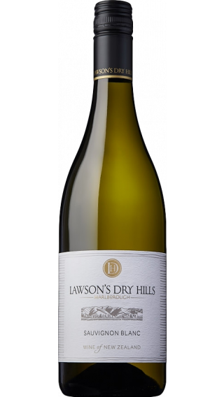 Bottle of Lawson's Dry Hills Sauvignon Blanc 2018 wine 750 ml