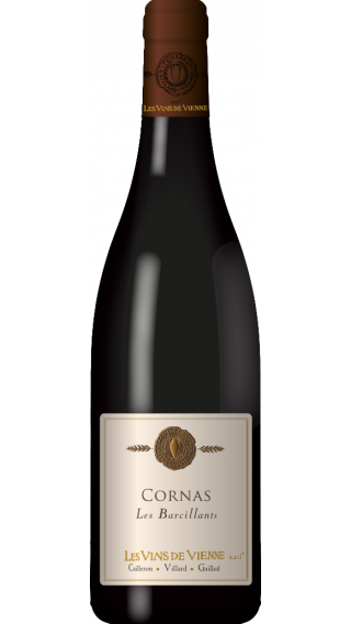 Bottle of Les Vins de Vienne Cornas Les Barcillants 2020 wine 750 ml
