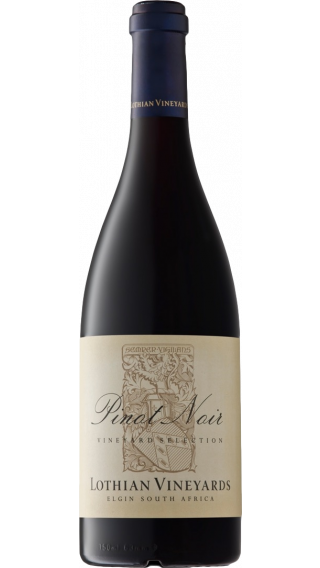 Bottle of Lothian Vineyards Pinot Noir 2018 wine 750 ml