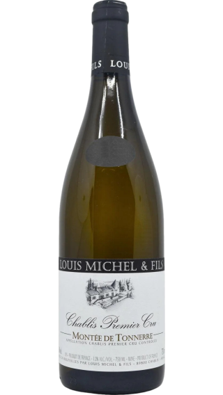 Bottle of Louis Michel & Fils Chablis Premier Cru Montee de Tonnerre 2021 wine 750 ml
