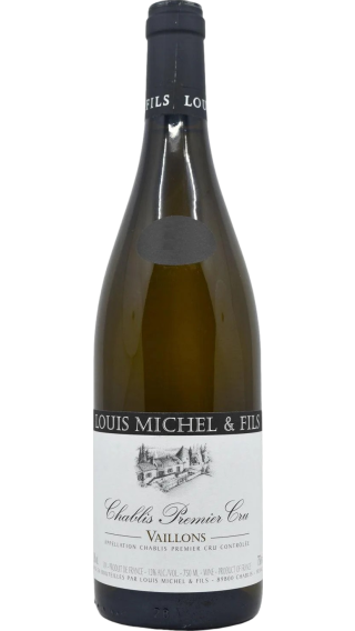 Bottle of Louis Michel & Fils Chablis Premier Cru Vaillons 2021 wine 750 ml