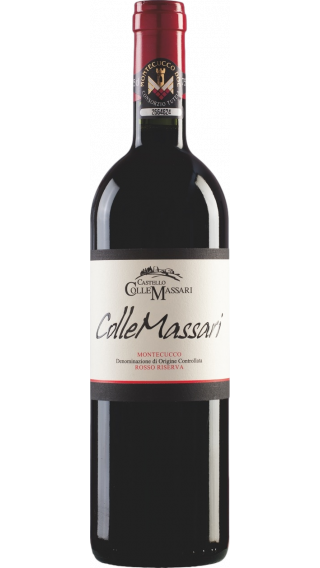 Bottle of ColleMassari Montecucco Rosso Riserva 2015 wine 750 ml