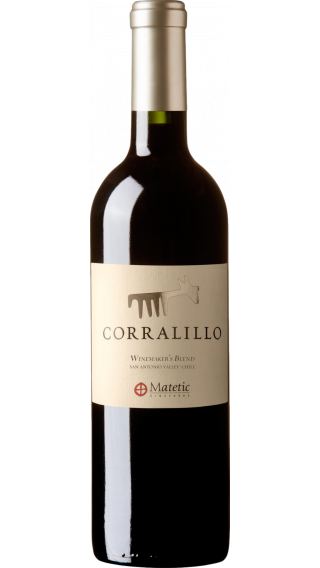 Bottle of Matetic Corralillo Winemaker's Blend 2016 wine 750 ml