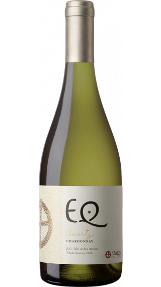 Bottle of Matetic EQ Chardonnay 2017 wine 750 ml