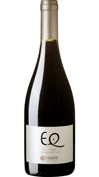 Bottle of Matetic EQ Pinot Noir 2018 wine 750 ml