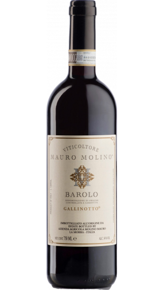 Bottle of Mauro Molino Barolo Gallinotto 2015 wine 750 ml