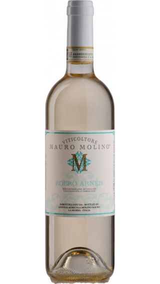 Bottle of Mauro Molino Roero Arneis 2017 wine 750 ml