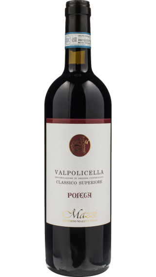 Bottle of Mazzi Poiega Valpolicella Classico Superiore 2019 wine 750 ml
