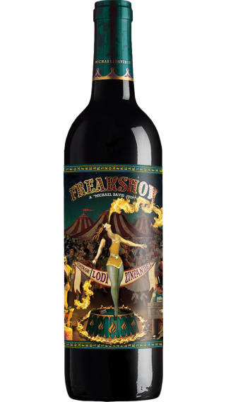 Bottle of Michael David Winery Freakshow Zinfandel 2021 wine 750 ml