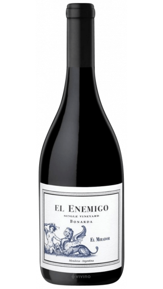 Bottle of El Enemigo  El Mirador Single Vineyard Bonarda 2017 wine 750 ml