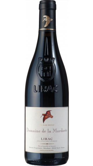 Bottle of Mordoree Lirac La Dame Rousse 2016 wine 750 ml