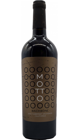 Bottle of Motto Wines Cabernet Sauvignon Backbone 2013 wine 750 ml