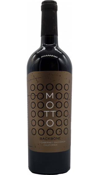 Bottle of Motto Wines Cabernet Sauvignon Backbone 2017 wine 750 ml