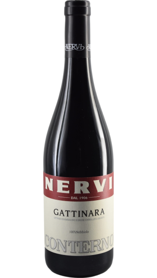 Bottle of Nervi Conterno Gattinara 2017 wine 750 ml