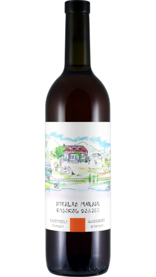 Bottle of Nikalas Marani Rkatsiteli 2022 wine 750 ml
