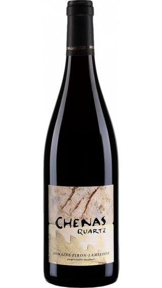 Bottle of Dominique Piron Chenas Quartz 2017 wine 750 ml