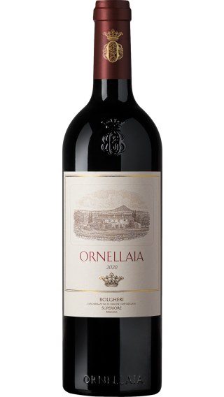 Bottle of Ornellaia Bolgheri Superiore 2020 wine 750 ml