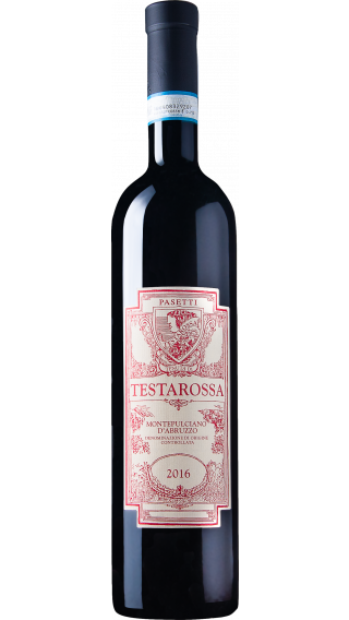 Bottle of Pasetti Testarossa Montepulciano d'Abruzzo 2016 wine 750 ml