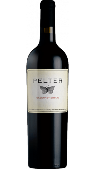 Bottle of Pelter Cabernet Shiraz 2019 wine 750 ml