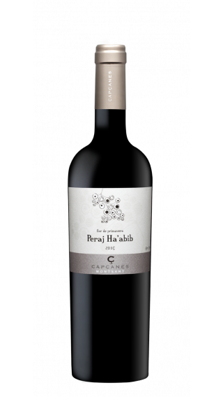 Bottle of Capcanes Peraj Ha'Abib Kosher 2016 wine 750 ml