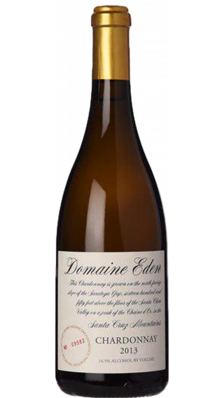 Bottle of Domaine Eden Chardonnay 2013 wine 750 ml