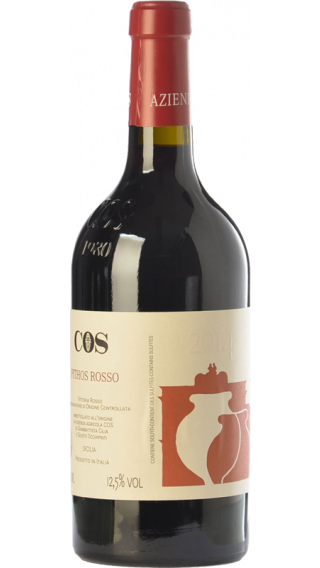 Bottle of COS Pithos Rosso 2015 wine 750 ml