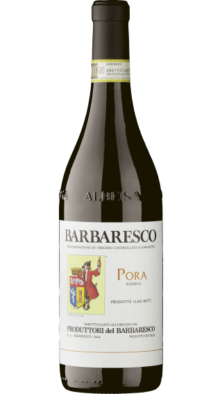 Bottle of Produttori del Barbaresco Barbaresco Riserva Pora 2019 wine 750 ml