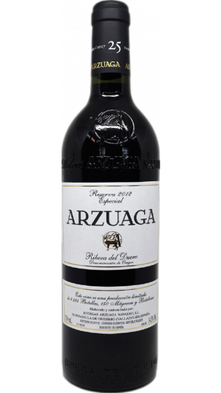 Bottle of Arzuaga Reserva Especial 2012 wine 750 ml
