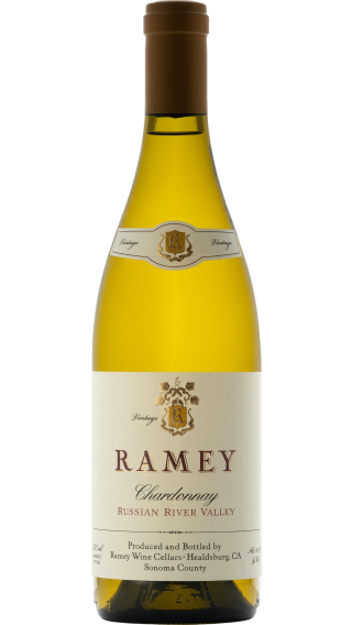 Bottle of Ramey Russian River Valley Chardonnay 2020 wine 750 ml