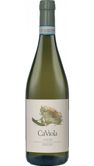 Bottle of Ca Viola Langhe Riesling 2017 wine 750 ml