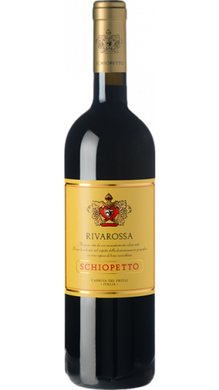 Bottle of Schiopetto Rivarossa 2016 wine 750 ml