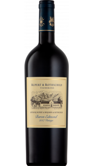 Bottle of Rupert & Rothschild Baron Edmond 2017 wine 750 ml