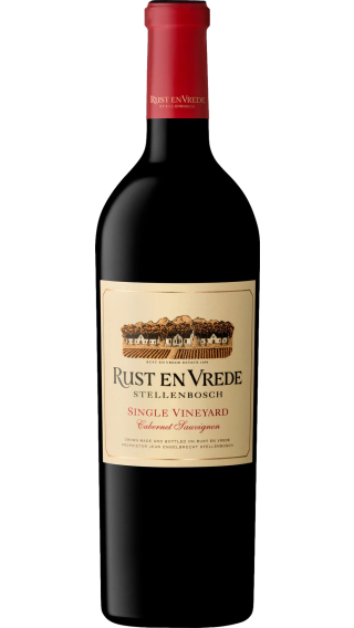 Bottle of Rust en Vrede Cabernet Sauvignon 2019 wine 750 ml