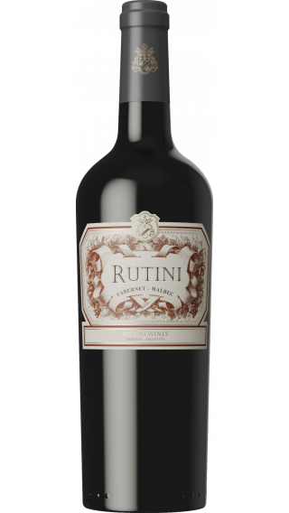 Bottle of Rutini Cabernet Malbec 2019 wine 750 ml