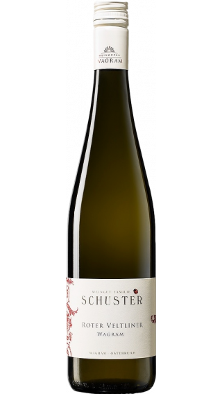Bottle of Schuster Roter Veltliner Wagram 2019 wine 750 ml