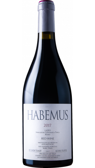 Bottle of San Giovenale Habemus Lazio 2017 wine 750 ml