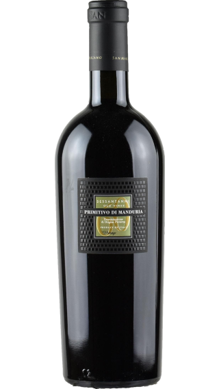 Bottle of San Marzano Primitivo di Manduria Sessantanni 2018 wine 750 ml