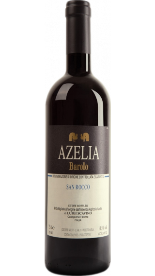 Bottle of Azelia Barolo San Rocco 2014 wine 750 ml