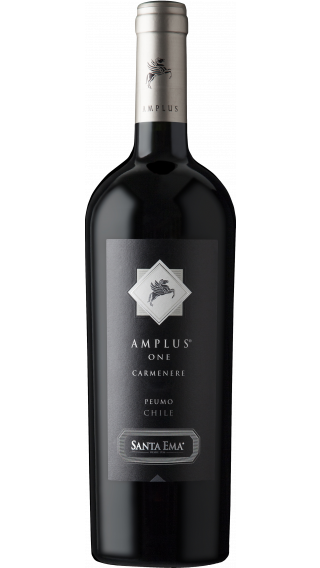 Bottle of Santa Ema Amplus One Carmenere 2017 wine 750 ml