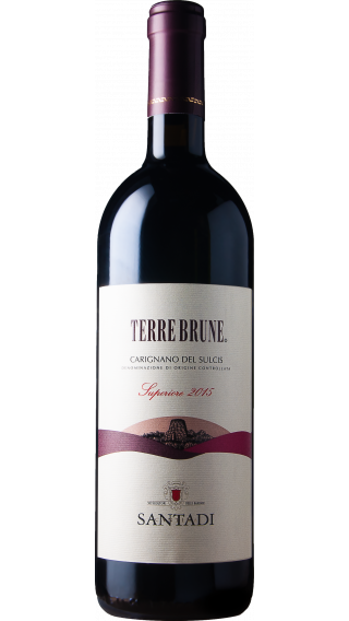 Bottle of Santadi Carignano del Sulcis Terre Brune 2015 wine 750 ml