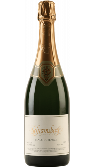 Bottle of Schramsberg Blanc de Blancs 2018 wine 750 ml