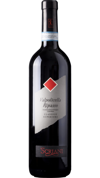 Bottle of Scriani Valpolicella Ripasso Classico Superiore 2021 wine 750 ml