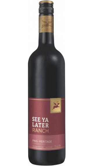 Bottle of See Ya Later Ranch Meritage 2018 wine 750 ml